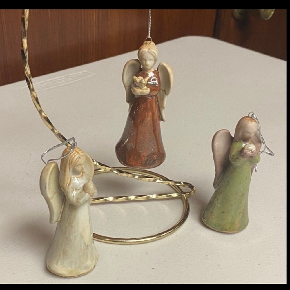 Christmas Roma Downey Angels shaped hanging Ornaments